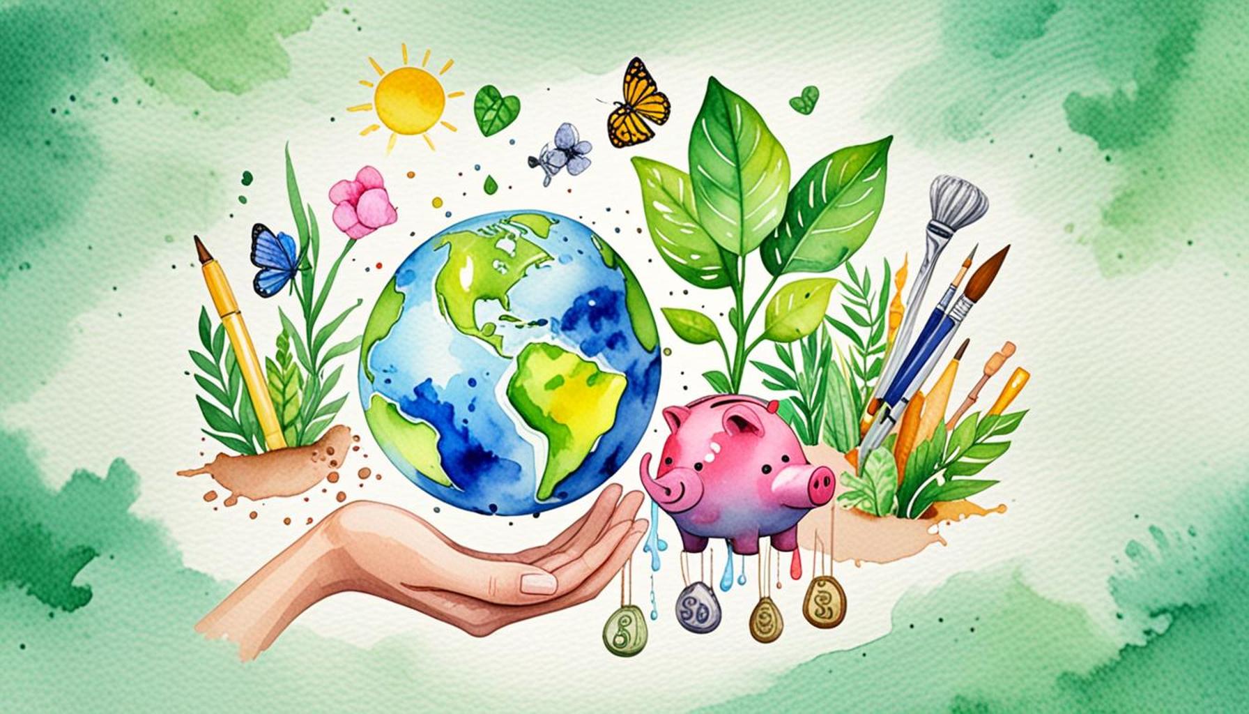 Poupança e sustentabilidade: como economizar ajudando o planeta